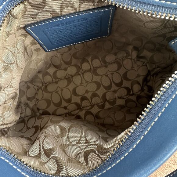 Coach Soho Mini Pochette Style No. 9234 – Blue Leather - Picture 9 of 11